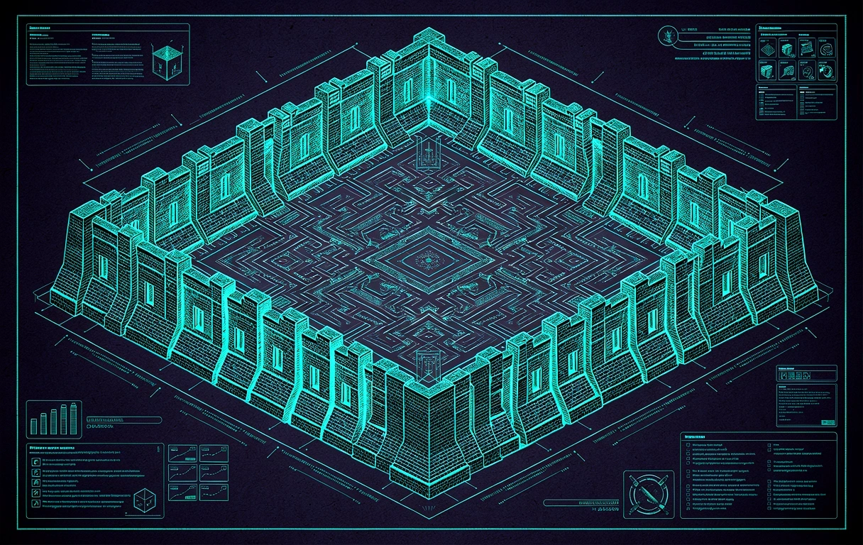 Technical Blueprint Overlay